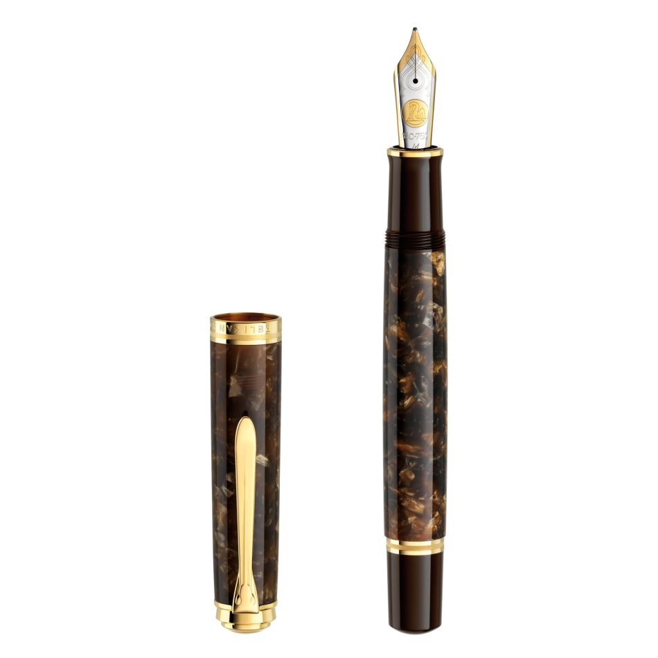 Pelikan Souveran M1000 Fountain Pen - Renaissance Brown - Pelikan Pens Online Shop