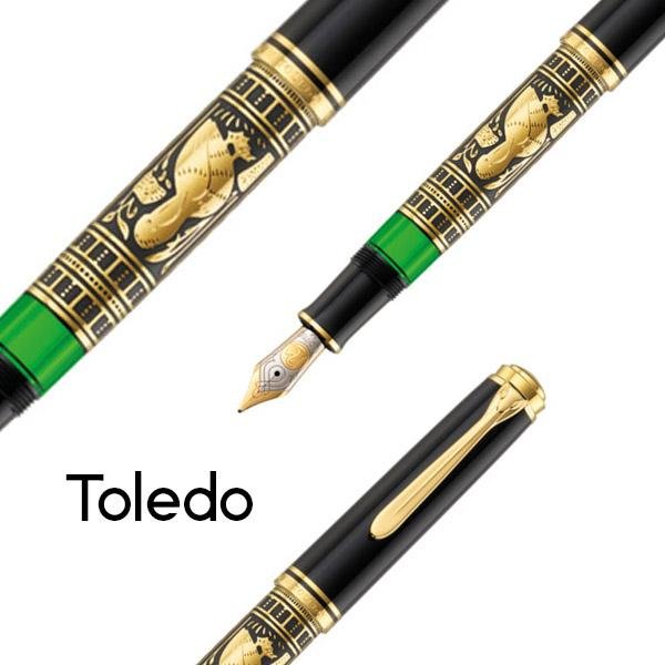 Pelikan Toledo  -  Black & Gold | Niche Pens Ltd - Pelikan Pen Specialists