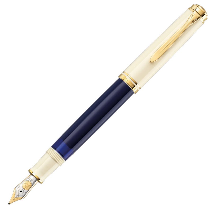 Pelikan Souveran M800 Fountain Pen - Blue Cream Special Edition - Pelikan Pens Online Shop