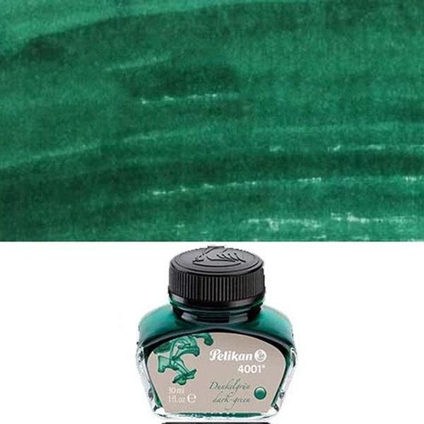 Pelikan 4001 Fountain Pen Ink - Dark Green - Pelikan Pens Online Shop