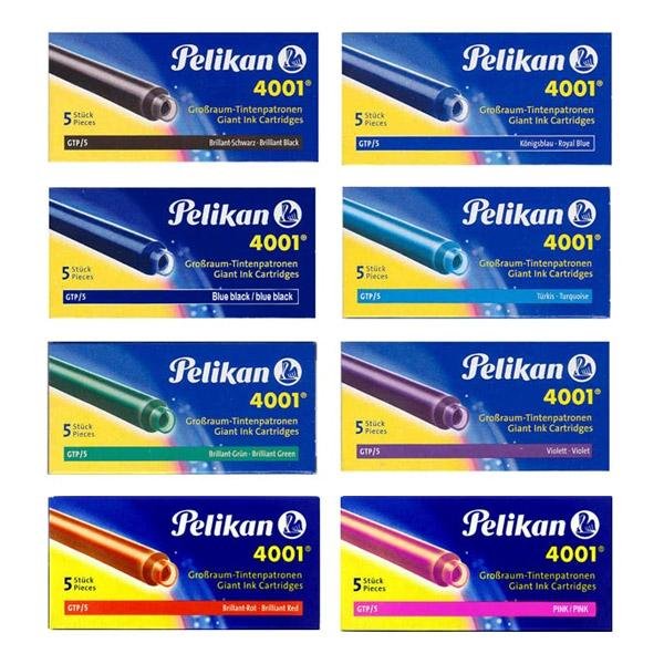 Pelikan Giant GTP/5 Ink Cartridges (box of 5) - Pelikan Pens Online Shop