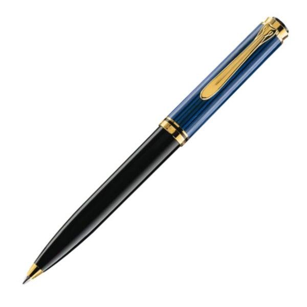 Pelikan Souveran K800 Ball Pen - Blue Striated - Pelikan Pens Online Shop