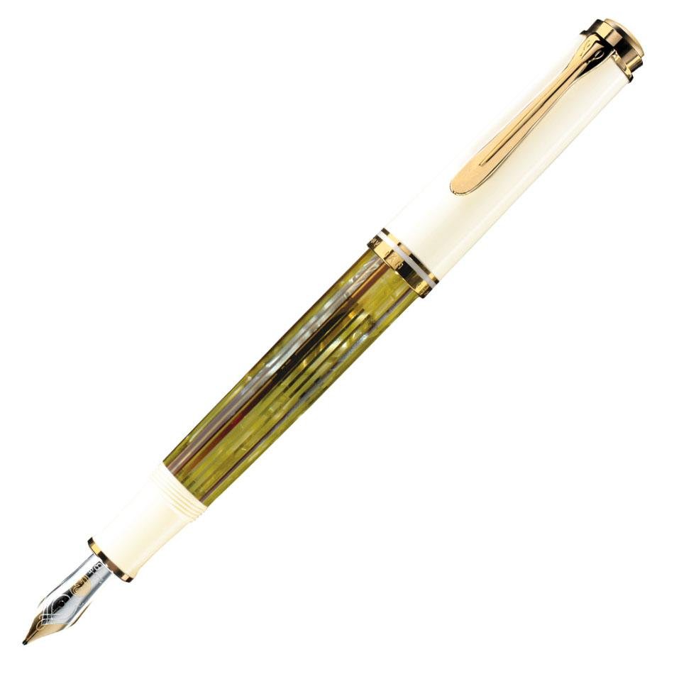 Pelikan Souveran M400 White Tortoiseshell Fountain Pen - Pelikan Pens Online Shop