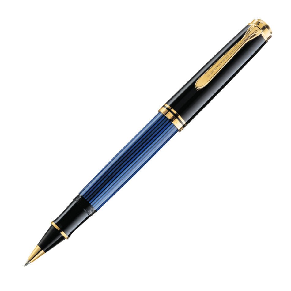 Pelikan Souveran R800 Rollerball Pen - Blue Striated - Pelikan Pens Online Shop