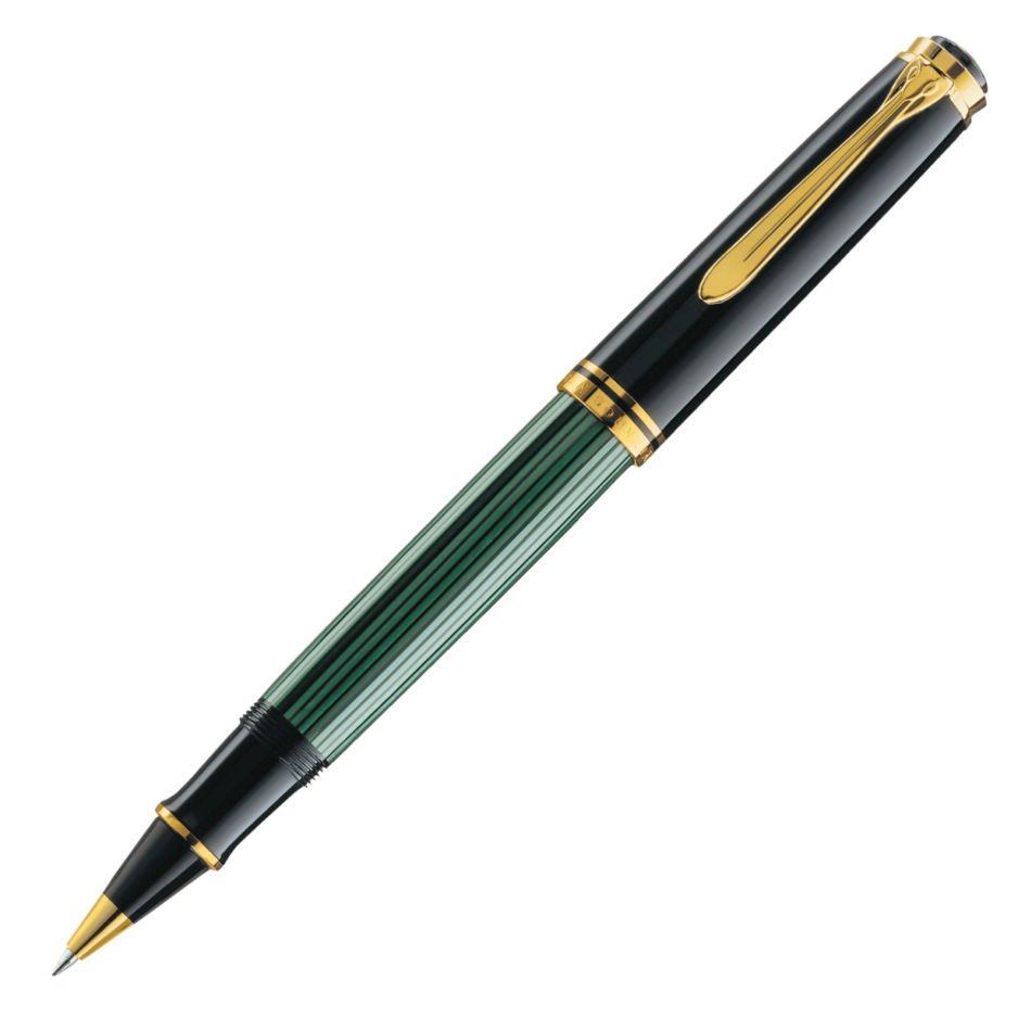 Pelikan Souveran R800 Rollerball Pen - Green Striated - Pelikan Pens Online Shop