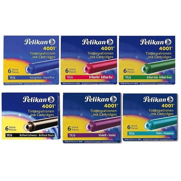 Pelikan TP/6 Ink Cartridges (box of 6) - Pelikan Pens Online Shop